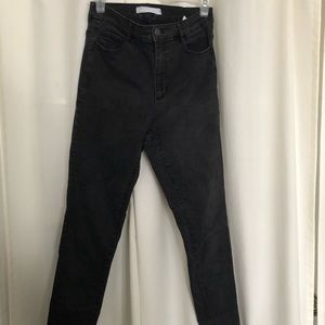 Black high waisted skinny jeans